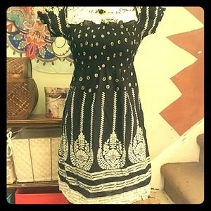 Sleeve On/Off Shoulder Dress